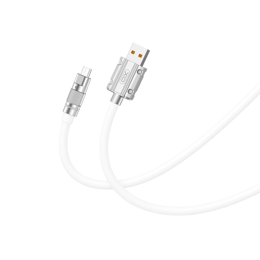 XO NB227 USB cable - microUSB 1.2 m 6a white