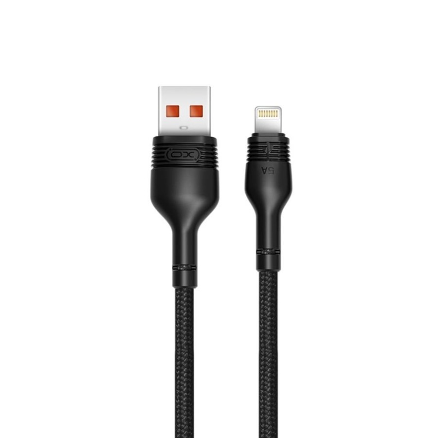 XO NB55 USB cable - Lightning 1.0 m 5A black