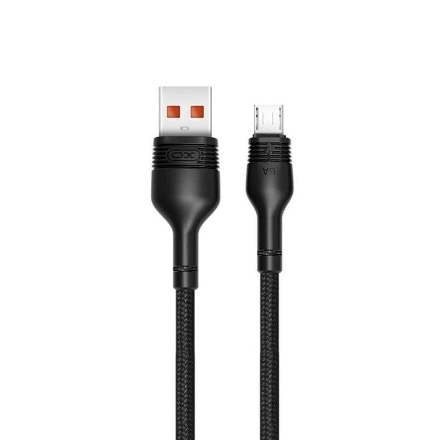 XO NB55 USB cable - microUSB 1.0 m 5a black