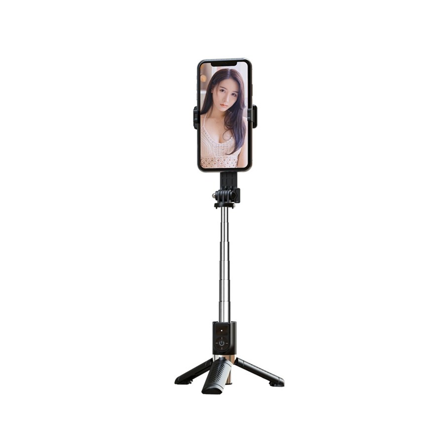 XO Selfie Stick Bluetooth Tripod SS10 Black 80cm