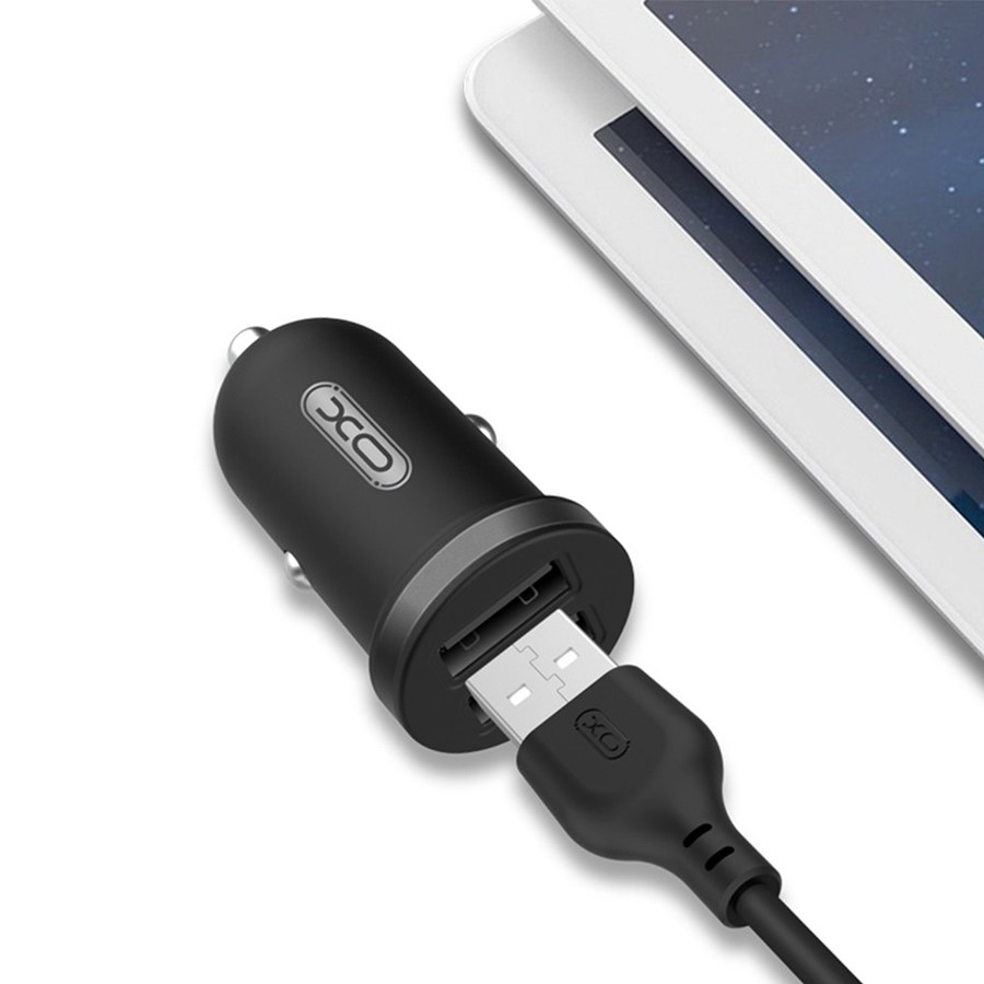 Xo CC18 car charger 2x USB 2.1A black