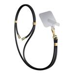 3MK EasyClip Black (gold) Smycz do telefonu