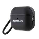 AMG AMAP2SLWK AIRPODS PRO 2 (2022/2023) COVER CZARNY/BLACK LEATHER WHITE LOGO