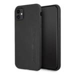 AMG AMHCN61DOLBK iPhone 11 / Xr 6,1"  czarny/black hardcase Leather Hot Stamped