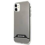 AMG AMHCN61TCBW iPhone 11 / Xr 6,1" przezroczysty/transparent hardcase Electroplate Black&White