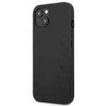 AMG AMHCP13SDOLBK iPhone 13 mini 5,4"  czarny/black hardcase Leather Hot Stamped