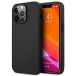 AMG AMHCP14LDOLBK iPhone 14 Pro 6,1"  czarny/black hardcase Leather Hot Stamped