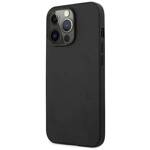 AMG AMHCP14LDOLBK iPhone 14 Pro 6,1"  czarny/black hardcase Leather Hot Stamped