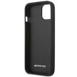 AMG AMHCP14MGSEBK IPHONE 14 PLUS / 15 PLUS 6.7 "BLACK / BLACK HARDCASE LEATHER DEBOSSED LINES