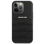 AMG AMHCP14XGSEBK iPhone 14 Pro Max 6,7"  czarny/black hardcase Leather Debossed Lines