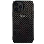 AUDI CARBON FIBER IPHONE 13 PRO/13 6.1 "BLACK/BLACK HARDCASE AU-TPUPCIP13P-R8/D2-BK