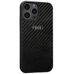 AUDI CARBON FIBER IPHONE 13 PRO/13 6.1 "BLACK/BLACK HARDCASE AU-TPUPCIP13P-R8/D2-BK