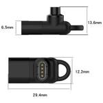 Adapter USB-C Beline do ładowania         zegarków Garmin czarny