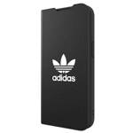 Adidas OR Booklet Case BASIC iPhone 13 / 14 / 15 6,1" czarno biały/black white 47086