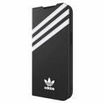 Adidas OR Booklet Case PU iPhone 13 Pro / 13 6,1" czarno biały/black white 47112