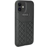 Audi Genuine Leather iPhone 11 / Xr 6.1"  czarny/black hardcase AU-TPUPCIP11R-Q8/D1-BK