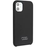 Audi Silicone Case iPhone 11 / Xr 6.1" czarny/black hardcase AU-LSRIP11-Q3/D1-BK