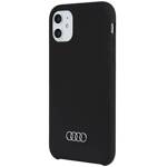 Audi Silicone Case iPhone 11 / Xr 6.1" czarny/black hardcase AU-LSRIP11-Q3/D1-BK