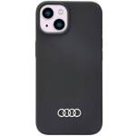 Audi Silicone Case iPhone 14 / 15 / 13  6.1" czarny/black hardcase AU-LSRIP14-Q3/D1-BK