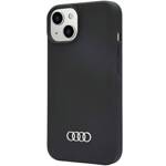 Audi Silicone Case iPhone 14 / 15 / 13  6.1" czarny/black hardcase AU-LSRIP14-Q3/D1-BK