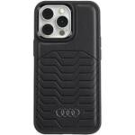 Audi Synthetic Leather MagSafe iPhone 13  Pro / 13 6.1" czarny/black hardcase AU-TPUPCMIP13P-GT/D3-BK