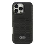 Audi Synthetic Leather MagSafe iPhone 16 Pro Max 6.9" czarny/black hardcase AU-TPUPCMIP16PM-GT/D3-BK