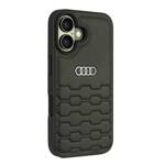 Audi Synthetic Leather iPhone 16 6.1" czarny/black hardcase AU-TPUPCIP16-GT/D2-BK