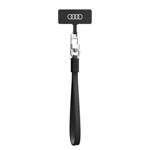 Audi uniwersalna smycz do telefonu 28cm  10mm Leather czarny/black AU-HSLSL-GT/D1-BK