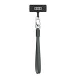 Audi uniwersalna smycz do telefonu 28cm 10mm Leather szary/gray AU-HSLSL-GT/D1-GY