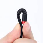 BASEUS CAFULE CABLE DURABLE NYLON CORD USB-C PD / USB-C PD PD2.0 60W 20V 3A QC3.0 2M BLACK-RED (CATKLF-H91)