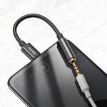 BASEUS L54 HEADPHONE ADAPTER USB-C TO 3.5MM AUDIO JACK DAC 24 BIT 48 KHZ BLACK (CATL54-01)