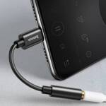 BASEUS L54 HEADPHONE ADAPTER USB-C TO 3.5MM AUDIO JACK DAC 24 BIT 48 KHZ BLACK (CATL54-01)