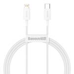 BASEUS SUPERIOR CABLE USB TYPE C - LIGHTNING POWER DELIVERY 20 W 1 M WHITE (CATLYS-A02)