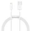 BASEUS SUPERIOR SERIES CABLE USB TO LIGHTNING, 2.4A, 1M (WHITE)