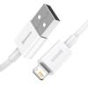 BASEUS SUPERIOR SERIES CABLE USB TO LIGHTNING, 2.4A, 1M (WHITE)