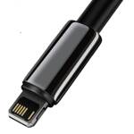 BASEUS TUNGSTEN USB - LIGHTNING CABLE 2,4 A 2 M BLACK (CALWJ-A01)