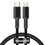 BASEUS USB TYPE C - LIGHTNING CABLE POWER DELIVERY FAST CHARGE 20 W 1 M BLACK (CATLGD-01)