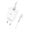 BLUE POWER BBN3 QC 20W WALL CHARGER + WHITE LIGHTNING CABLE
