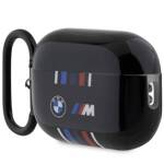 BMW BMAP222SWTK AirPods Pro 2 (2022/2023) cover czarny/black Multiple Colored Lines