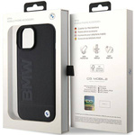 BMW BMHCP15MSLLBK IPHONE 15 PLUS / 14 PLUS 6.7 "BLACK / BLACK LEATHER HOT STAMP