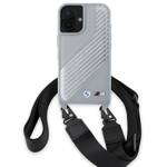 BMW BMHCP16S23PSCCG iPhone 16 6.1"        szary/grey hardcase M Edition Carbon Stripe & Strap