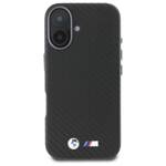 BMW BMHCP16S23PUFWC iPhone 16 6.1"        czarny/black hardcase Carbon Wrapped Metal