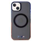 BMW BMHMP15SHTGE iPhone 15 / 14 / 13  6.1" szary/grey hardcase Gradient Bumper MagSafe