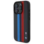 BMW BMHMP16X23PUPTK iPhone 16 Pro Max     6.9" czarny/black hardcase M Perf. Tricolor Printed Stripes MagSafe