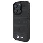 BMW BMHMP16X23PUSPK iPhone 16 Pro Max     6.9" czarny/black hardcase M Perforated And Stitched Line MagSafe