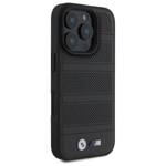 BMW BMHMP16X23PUSPK iPhone 16 Pro Max     6.9" czarny/black hardcase M Perforated And Stitched Line MagSafe