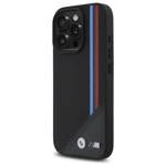 BMW BMHMP16X23PUTRK iPhone 16 Pro Max 6.9" czarny/black hardcase M Meshed Tricolor Stripes MagSafe