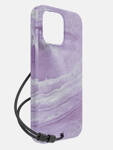 BODYGUARDZ CARVE MARBLE W/MAGSAFE, IPHONE 15 PRO MAX 2023, MAGSAFE, ANTI-M, SUS, PURPLE/WHITE