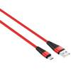 BOROPHONE USB CABLE - BU10 2.4A MICRO USB 1.2M RED