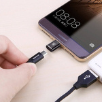 Baseus adapter OTG microUSB - USB-C czarny